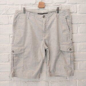 Buckle BKE Cargo Shorts Mens 36 Light Gray Marcus Standard Fit Inseam 11" B6761,
